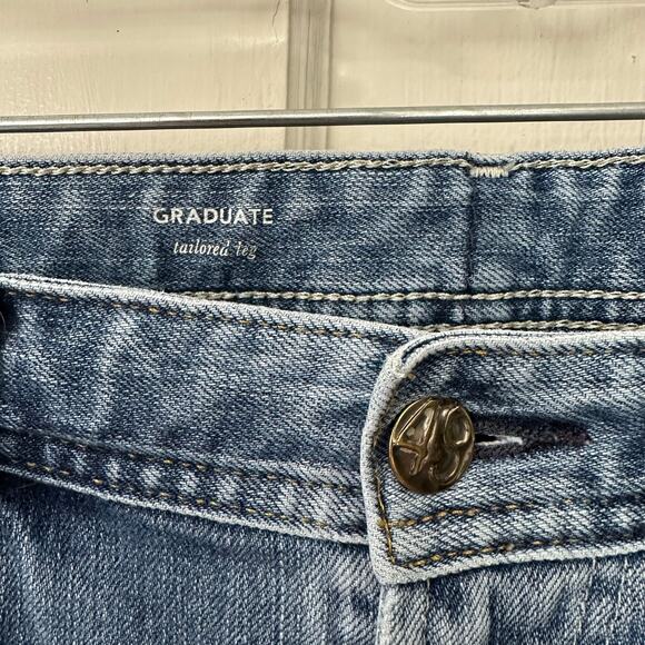 AG Adriano Goldschmied Jeans The Graduate Mens Size 34 Regular Blue Tailored Leg - Picture 2 of 9